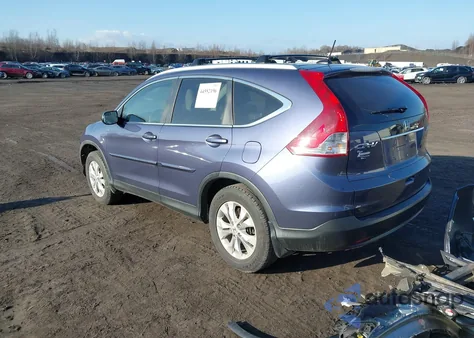 2013 Honda Cr-V Ex-L from USA, damaged, VIN 5J6RM4H78DL052317